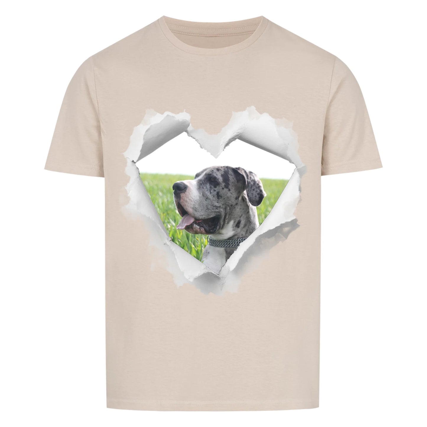 personalisiert - Herz - Unisex T-Shirt