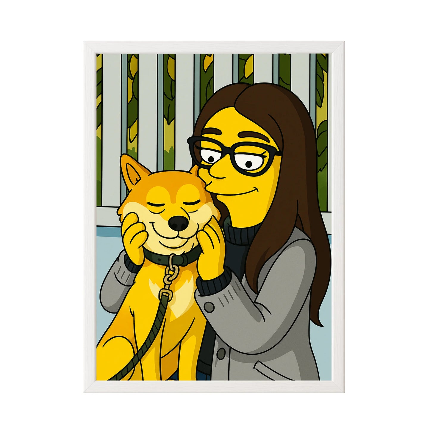 Poster Mockup vertical 40x30 weiß