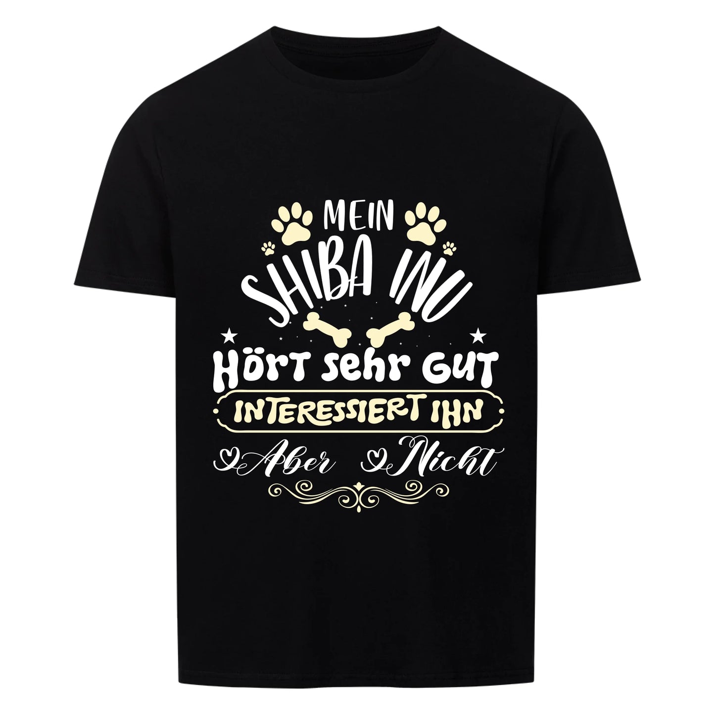 personalisiert - Mein Hund hört sehr gut - Unisex T-Shirt