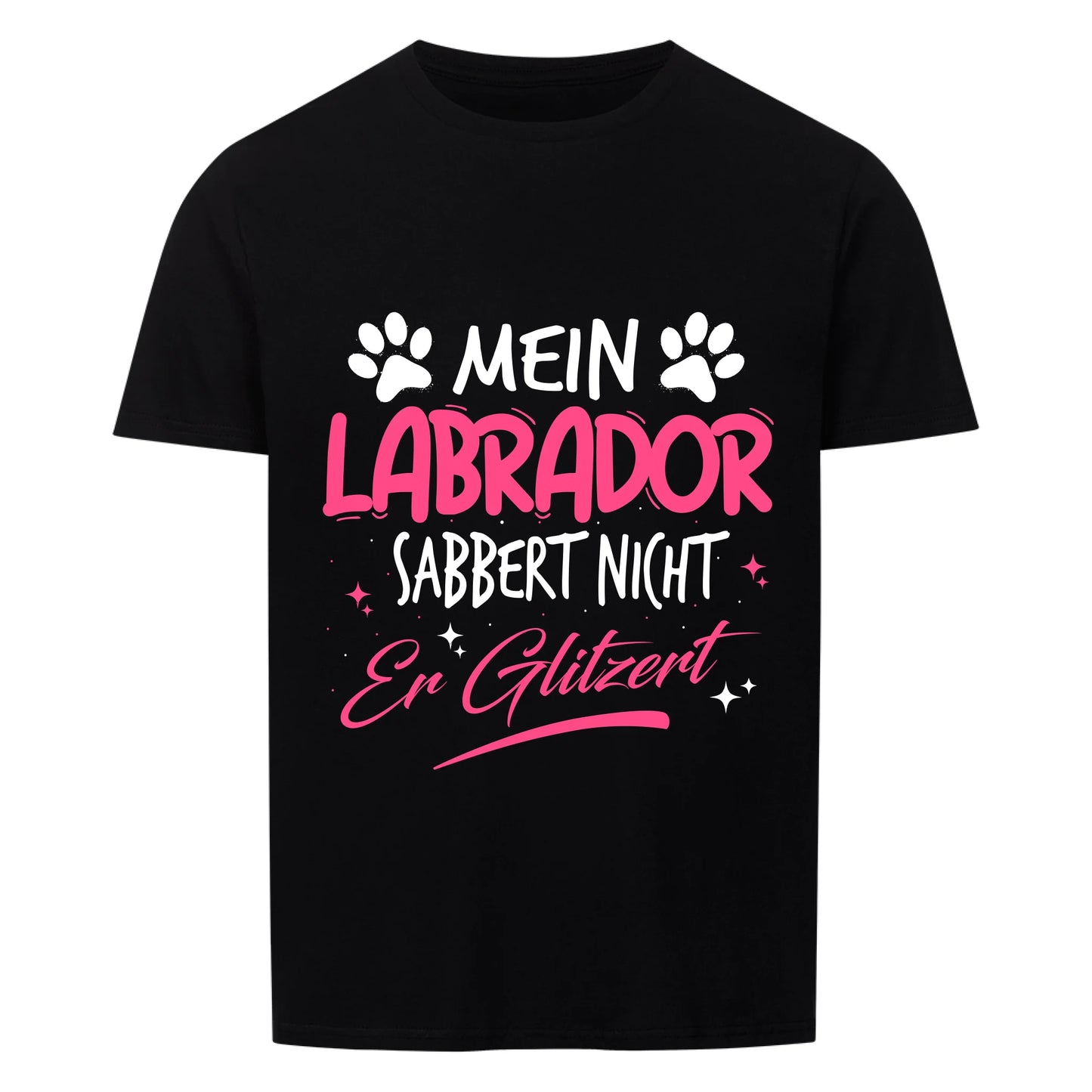 personalisiert - Mein Hund sabbert nicht - Unisex T-Shirt
