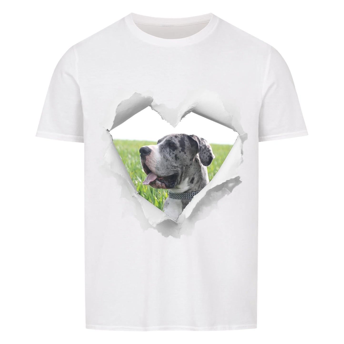 personalisiert - Herz - Unisex T-Shirt