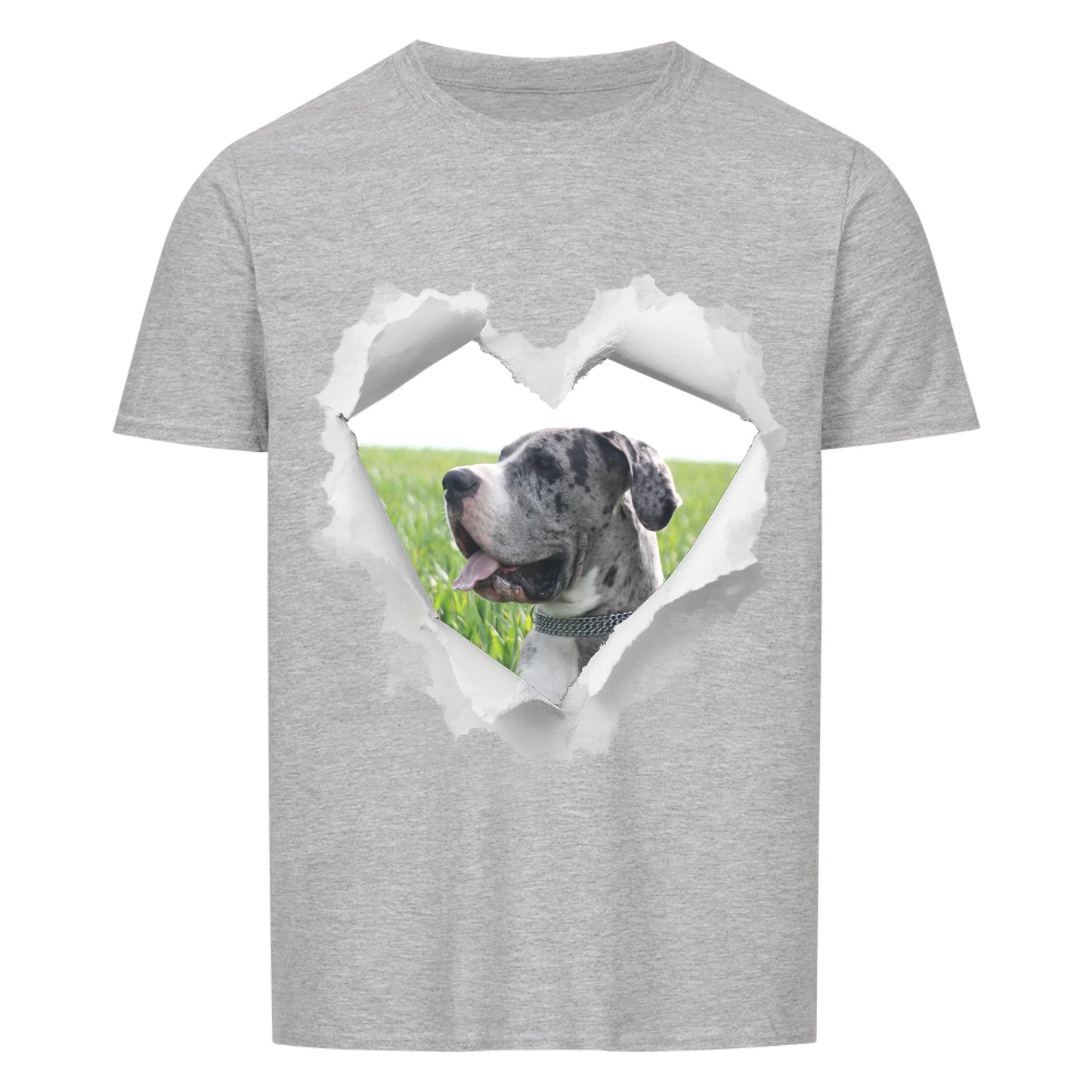 personalisiert - Herz - Unisex T-Shirt