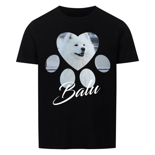 personalisiert - Pfote - Unisex T-Shirt