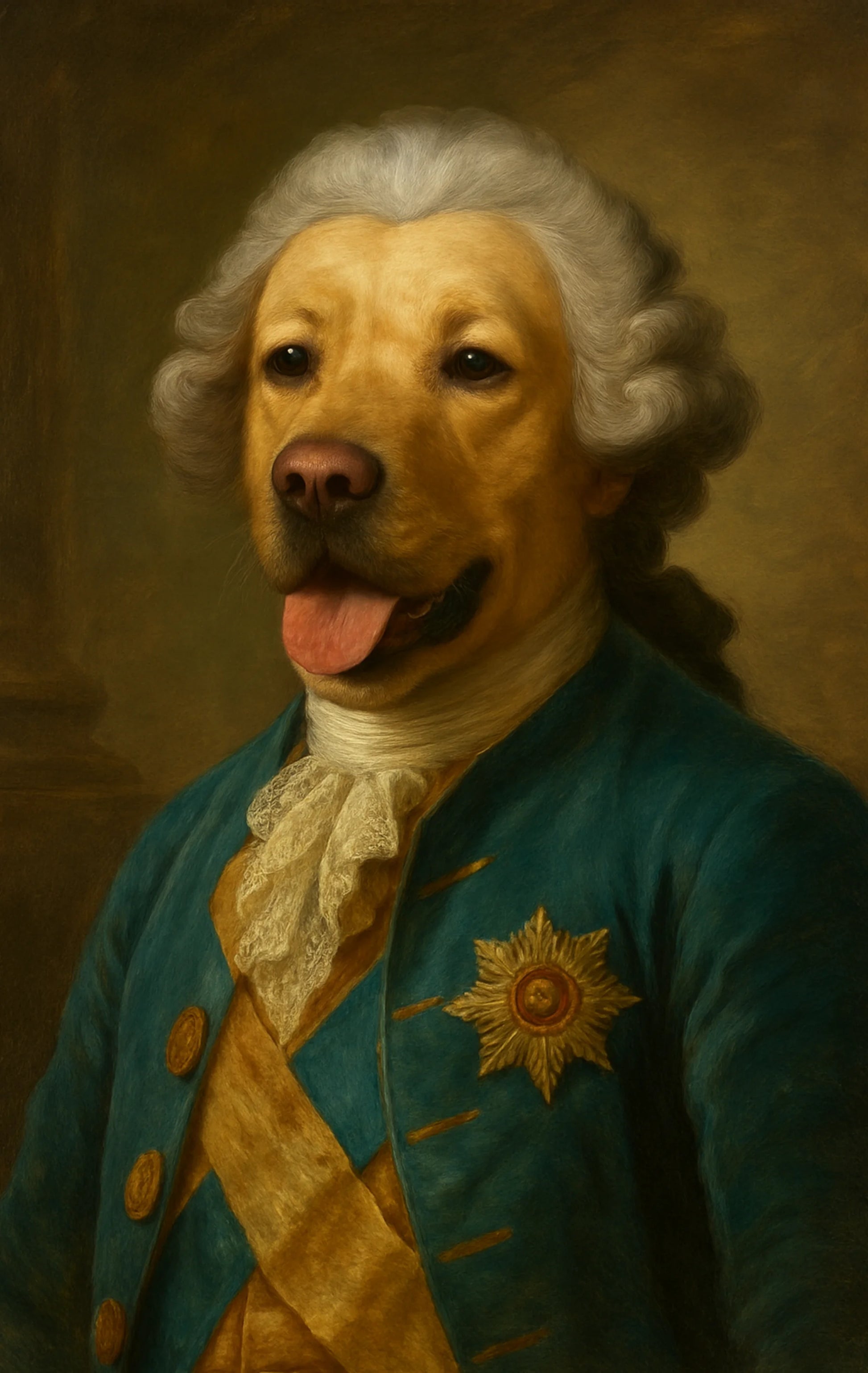 Royaler Hund 30x20