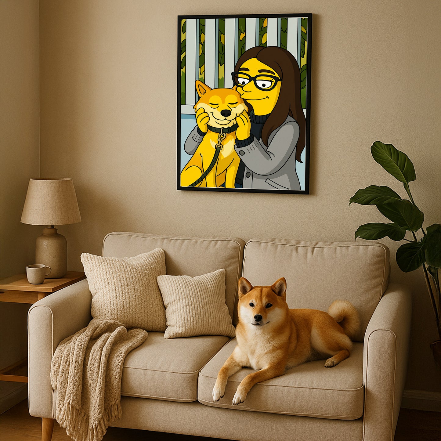 personalisiertes Poster - Simpsons