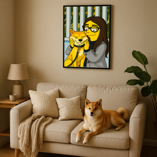 personalisiertes Poster - Simpsons